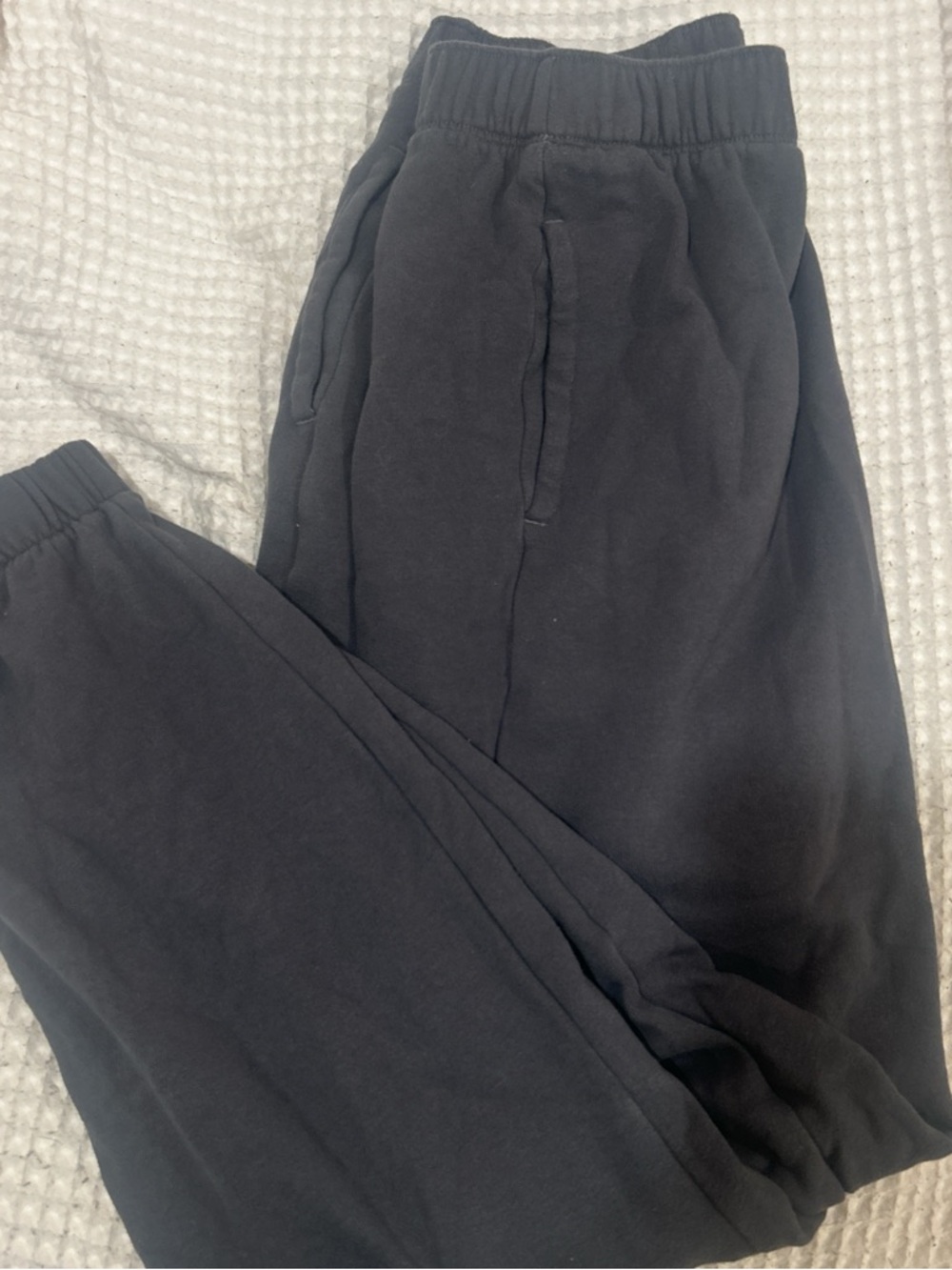 Hollister Charcoal Adjustable-Rise Sweatpants
